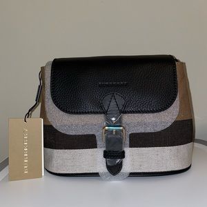 Burberry Canvas Check Crossbody Bag